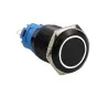 Black push button switch LED - waterproof - fixed self-locking - 12mm / 16mm / 19mm / 22mm - 5V / 12V / 220VSwitches
