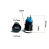 Black push button switch LED - waterproof - fixed self-locking - 12mm / 16mm / 19mm / 22mm - 5V / 12V / 220VSwitches