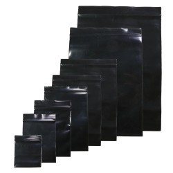 Reclosable plastic bags - pouches - heat sealing - black - 4 * 5 cm - 100 piecesStorage Bags