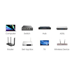 UGREEN - RJ45 connector - network ethernet extender - cable - adapter - for Cat7 Cat6 Cat5eNetwork