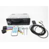 1 Din bilradio - DAB plus - fjernkontroll - Bluetooth - handsfree - ISO - TF - USB - Aux