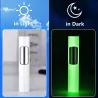Windproof metal lighter - luminous in the darkLighters