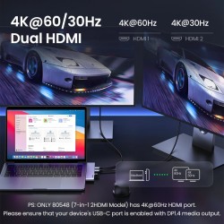 UGREEN - USB C HUB dual type-C to multi USB 3.0 4K HDMI - adapter Thunderbolt 3 - for MacBook Pro AirHubs