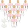 Empty transparent lip gloss containers - ice cream shape - 8 ml - 20 piecesLipsticks