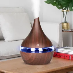 Ultrasonic Air humidifier - essential oils diffuser - LED - USB - 300mlHumidifiers