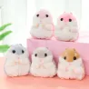 Fluffy pels mini hamster - nøkkelring