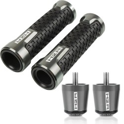 Motorcycle handlebar / ends - aluminum plugs - 22 mm - setHand Grips & End