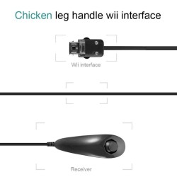 Kablet Nunchuck-kontroller - for Wii / Wii U