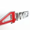 4WD-bilklistremerke - 3D-metallemblem