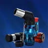 Mini butan lighter - jet flamme - vindtett - med hette