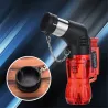 Mini butan lighter - jet flamme - vindtett - med hette