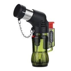 Mini butan lighter - jet flamme - vindtett - med hette