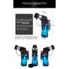 Mini butan lighter - jet flamme - vindtett - med hette