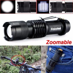 Mini flashlight - super bright - adjustable zoom focus - 2000Lm - CREE Q5 - LEDTorches