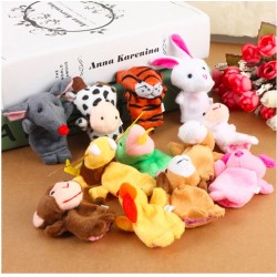 Fingers puppets - animals shape - plush kids dolls - 10 piecesBaby & Kids