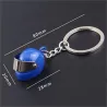 Motorcycle helmet - keychainKeyrings