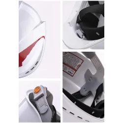 Safety helmet - breathable - with reflective tape - construction / engineering - safety workSafety & protection
