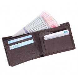 Elegant men's wallet - genuine cow leatherWallets