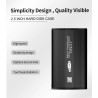 TISHRIC - SSD / HDD-deksel - eksternt kabinett - 2,5 tommer SATA til USB 3.0 / USB 2.0