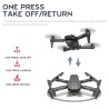 HJ78 Mini - WiFi - FPV - 4K HD dual camera - foldable - RC Drone Quadcopter - RTFR/C drone