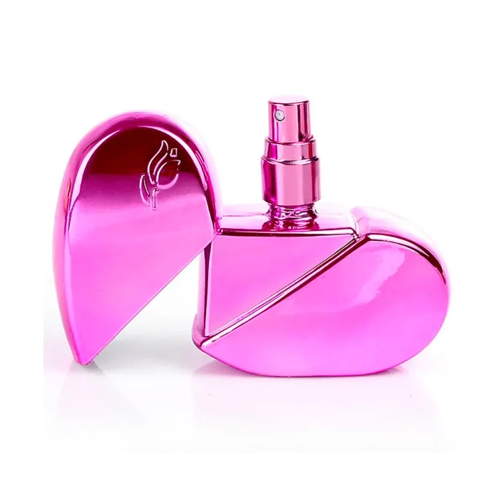 Perfume bottle - empty container - with atomiser - heart shaped - 25mlPerfumes