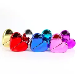 Perfume bottle - empty container - with atomiser - heart shaped - 25mlPerfumes