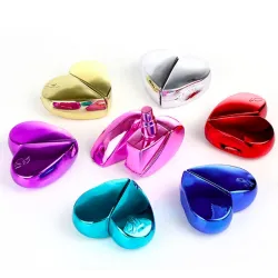 Perfume bottle - empty container - with atomiser - heart shaped - 25mlPerfumes