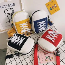 Small shoulder canvas bag - shoe shapeBags