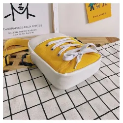Small shoulder canvas bag - shoe shapeBags