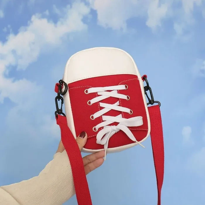 Small shoulder canvas bag - shoe shapeBags