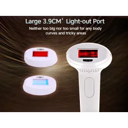 2 i 1 IPL laserpistol - permanent hårfjerning - epilator