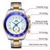 PAULARES - luxurious mechanical watch - stainless steelWatches