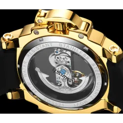 SWISH - luxurious automatic watch - tourbillon - skeleton design - luminousWatches