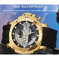 SWISH - luxurious automatic watch - tourbillon - skeleton design - luminousWatches