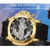 SWISH - luxurious automatic watch - tourbillon - skeleton design - luminousWatches