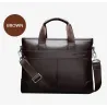 Elegant shoulder business bag - leatherBags