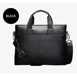 Elegant shoulder business bag - leatherBags