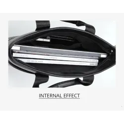 Elegant shoulder business bag - leatherBags