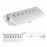 Aluminiumsdeler - USB 3.0 - 7 porter USB - HUB