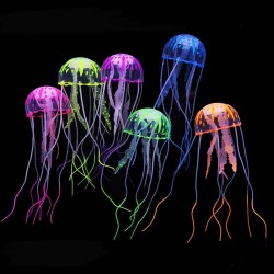 Silicone jellyfish - aquarium decorationDecorations