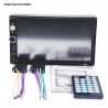 Bluetooth car radio - DIN 2 - 7'' Inch LCD touch screen - MP3-MP5 player - USB - MirrorLinkDin 2
