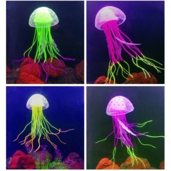 Luminous silicone jellyfish - aquarium decorationDecorations