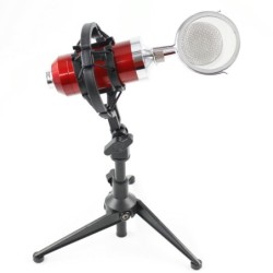 BM8000 - wired recording condenser - microphone - shock mount - stand - 3.5mm plugMicrophones