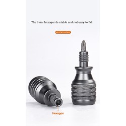 7 in 1 - mini titanium screwdriver - magnetic - S2 alloy steel drill bitScrewdrivers