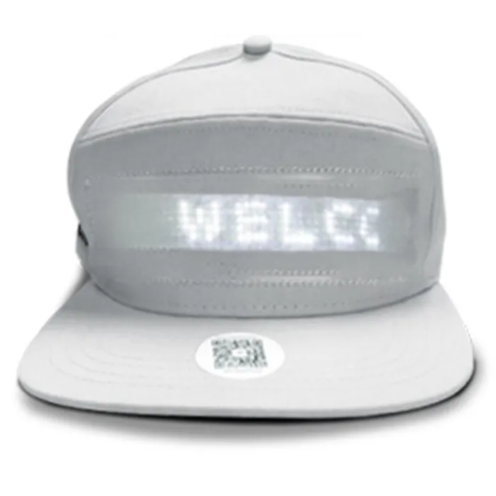 Lysende LED baseballhette - Bluetooth-kontroll