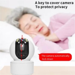 Wireless camera - baby monitor - auto tracking - two way audio - 5G IP - WiFi - 720PSecurity cameras