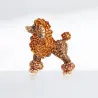 Krystallpuddelhund - brosje