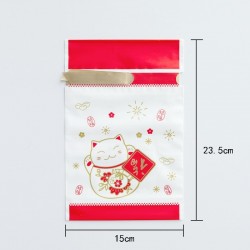 Christmas gift bags with drawstring 10 piecesChristmas