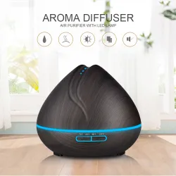 Ultrasonic air humidifier - essential oils diffuser - LED - 500mlHumidifiers