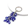 Lucky eye - blue beads keychainKeyrings